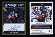 2018 Panini Donruss Signature Series Gold /10 Ozzie Albies #SS-OA Rookie Auto RC