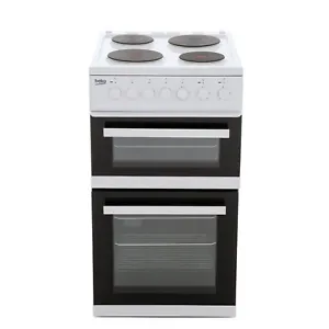 Beko EDP503W Electric Cooker with Double Oven - White - Picture 1 of 12