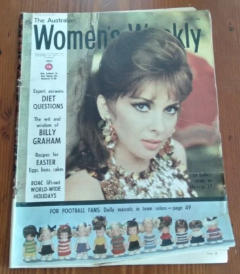 The Australian Women's Weekly April 10, 1968 (L) Gina Lollobrigida - Image 1 of 4