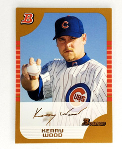 2005 Bowman Baseball Gold Parallel Kerry Wood #6 Chicago Cubs MLB