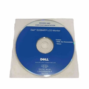 Dell E228WFP LCD Monitor Drivers and User Documentation CD-ROM - Picture 1 of 3