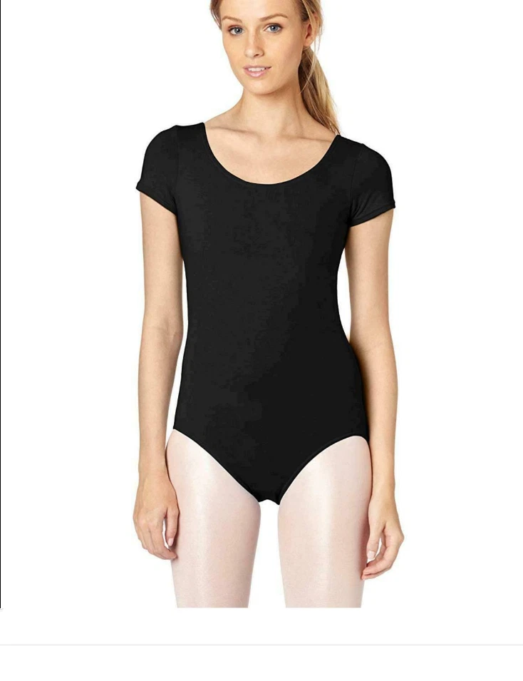 Capezio Women's Classic Short Sleeve Leotard,Black, Size X-Small - Image 1 of 4