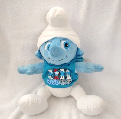 Build A Bear Blue Crew Plush Smurf 16" From 2011 - Image 1 of 4