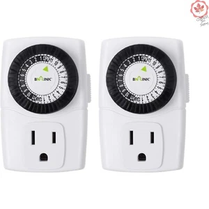BND Mini Mechanical Outlet Timer - Universal and Handy - 24 Hour - Versatile - Bild 1 von 7