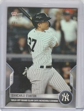 2022 Topps Now Rainbow Foil #930 GIANCARLO STANTON NEW YORK YANKEES 1/1