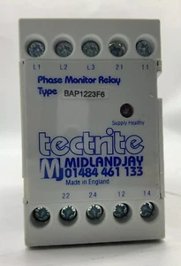 Midland Jay BAP1223F6 Tectrite Phase Monitor Control Relay 208v-ac - Picture 1 of 4