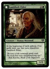 MTG - Lambholt Elder / Silverpelt Werewolf (FOIL) - Dark Ascension (DKA) - LP