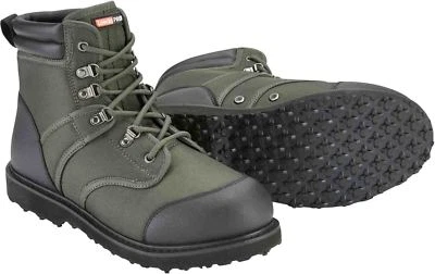 Leeda Profil New Light Easy Lace Rubber Sole Wading Fishing Boots - 8 to 12 UK