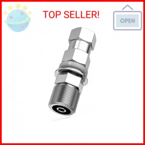 Heavy Duty CB Antenna Stud Mount Adapter Copper Nickel Plated with SO-239 Connec - Zdjęcie 1 z 2