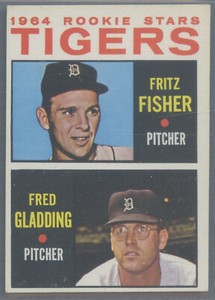 1964 Topps #312 Detroit Tigers Rookie Stars Fritz Fisher & Fred Gladding