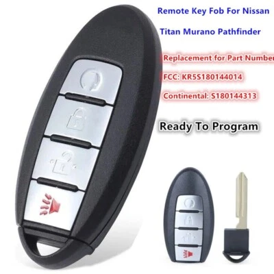 UNLOCKED For 2016-2018 NISSAN PATHFINDER SMART KEY KEYLESS REMOTE FOB S180144313 - Image 1 of 4