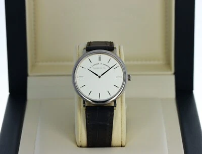 A. Lange & Sohne Saxonia Ultra Thin 40mm 18kt White Gold Manual Wind 211.026 - Image 1 of 4