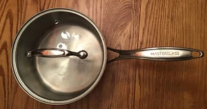 Masterclass Premium Cookware Stainless Steel Sauce Pan 2 L W\ Lid Used - Picture 1 of 7