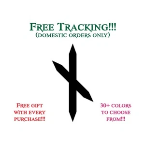 Nauthiz, Need, Delays, Innovation, Norse, Pagan, Viking, Sticker, Vinyl, Decal - Bild 1 von 60