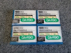 4x TDK Pro DA-R90 Studio Master DAT Recording Tapes - Bild 1 von 3
