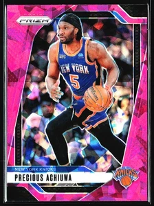 2024-25 Panini Prizm Pink Cracked Ice Precious Achiuwa New York Knicks #42 - Picture 1 of 2