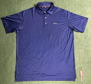 Footjoy Blue Patterned Golf Shirt Polo Latest Edition Men’s Size XL River Strand - Picture 1 of 13
