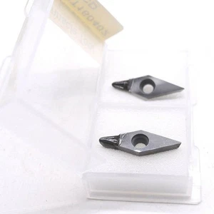 Insert de tournage CNC PCD insert CNC pour usinage CNC aluminium haute résistance - Photo 1/12