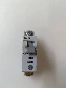 WYLEX B40 B 40 B Kurve B Typ 40 AMP TYP 1 M6 MCB SCHUTZSCHALTER NB40 STOTZ - Bild 1 von 7
