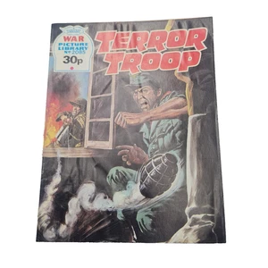 War No 2085 Terror Troop 30p Cover Fleetway Picture Library Comic 1984 - Imagen 1 de 8