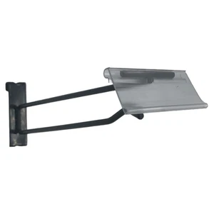Gridwall Scannerhaken mit klarem Preis-/Etikettenhalter. (25, 4") - Bild 1 von 2