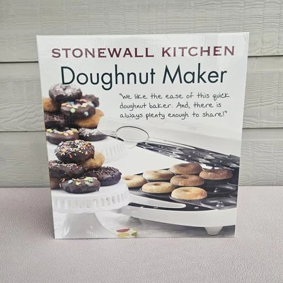 Stonewall Kitchen Donut Doughnut Maker White Cooking Baking - Image 1 of 4