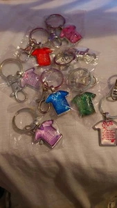 Nurse Scrub Shirt Keychains SET OF 8 - Picture 1 of 3