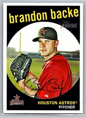 Brandon Backe 2008 Topps Heritage Houston Astros #514 - Image 1 of 2