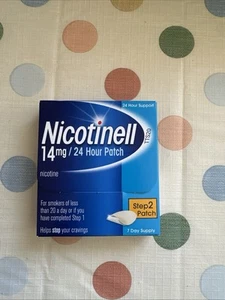 Nicotinell Step 2 Box Of 14mg Patches, 24 hour Nicotine patch - Picture 1 of 1