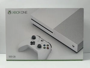 XBox One S - White - 500GB - Controller - Boxed With Inserts - Picture 1 of 17