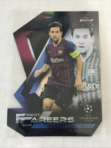2018-19 Topps Finest UCL Finest Careers Die-Cut Lionel Messi #LM-10 FC Barcelona - Foto 1 di 3
