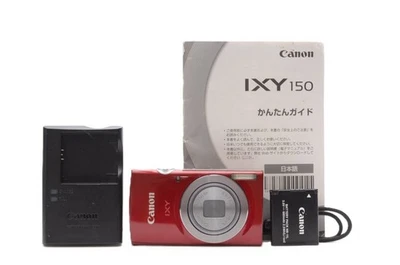 CANON PowerShot ELPH 150 IS compact digital camera IXUS 155 IXY 150 Red Japan - Image 1 of 4