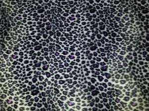 PURPLE CHEETAH LEOPARD FAUX FUR VELOUR FABRIC 36X60 1 YARD - Picture 1 of 4