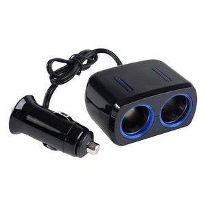 AIV Zigarettenanzünder-Verteiler 2-Fach 10A Steckdosen-Adapter Doppel-Steckdose