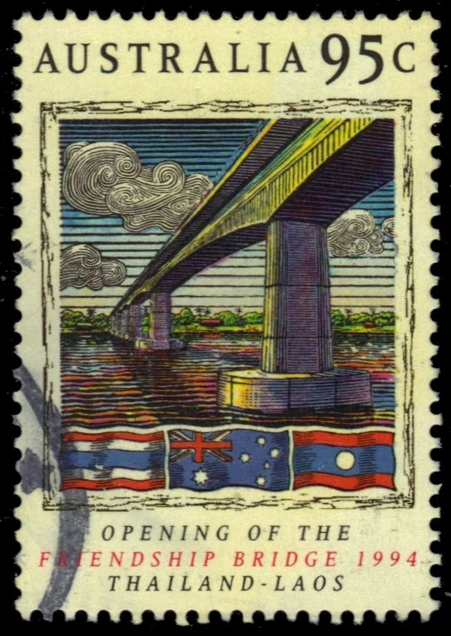 AUSTRALIA 1371 (SG1448) - Opening of the Thai-Laos Friendship Bridge (pf72934) - Image 1 of 1