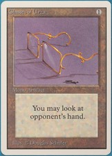 Glasses of Urza Unlimited NM Artifact Uncommon MAGIC CARD (ID# 233075) ABUGames