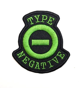 TYPE O NEGATIVE Patch Iron on High-Quality from USA NIN 90s Industrial Metal - Picture 1 of 1