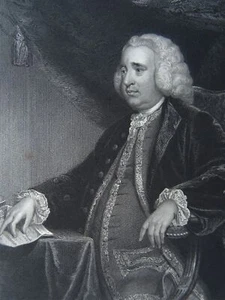 c1835 Originaldruck Porträt von HENRY FOX - ERSTER LORD HOLLAND - Bild 1 von 2