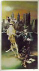 1974 DAVID BOWIE Diamond Dogs RECALLED Guy Peelleart TOUR POSTER MAINMAN Rare