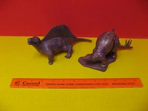 60's - 70's VINTAGE PYRO STEGOSAURUS & DIMETRODON DINOSAURS FOR PARTS - Picture 1 of 3
