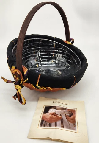 Longaberger 2006 Small Autumn Treats Basket+Protector+Liner HALLOWEEN CANDY FALL Cover