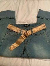 579 Angels Floods Size 5 / Belt Included / New With Tags / Cuffed Bottom