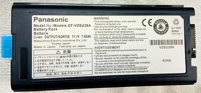 Batería Original CF-VZSU29U CF-VZSU29A Panasonic Toughbook CF-29 CF-30 CF-51/OEM Foto 1 de 4