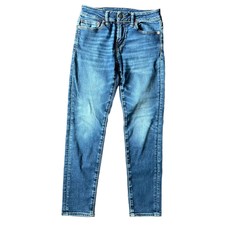 American Eagle Jeans Womens Size 28 x 30 Skinny Blue Mid Rise 360 Stretch