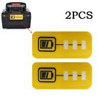 Batteriekapazittsanzeige Schlsseletiketten fr 18 V DCB140 und DCB182 2er-P