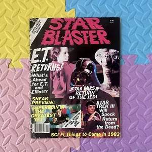 Vintage January 1983 Star Blaster Magazine Featuring E.T. Star Wars Star Trek - Picture 1 of 5