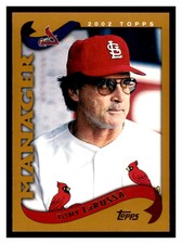 2002 Topps #295 TONY LARUSSA St. Louis Cardinals