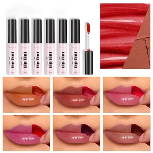 6 Colors Lip Stain Peel off Lip Tint Stain Tattoo-Color Waterproof Long Lasting- - Picture 1 of 38