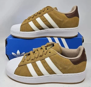 Men's Adidas Originals Superstar XLG Shoes Mesa Yellow IF3701 New Sz 7,8,9,11.5 - Picture 1 of 10
