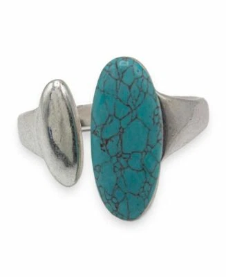 "Brazalete Brazalete Robert Lee Morris Soho Escultural con Bisagras Nuevo con Etiquetas 7.5-8"" Placa de Plata" Foto 1 de 4